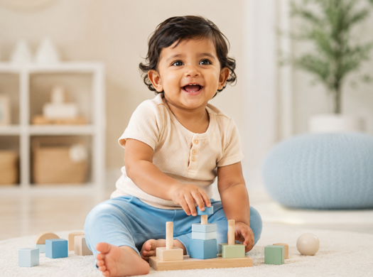Happy toddler