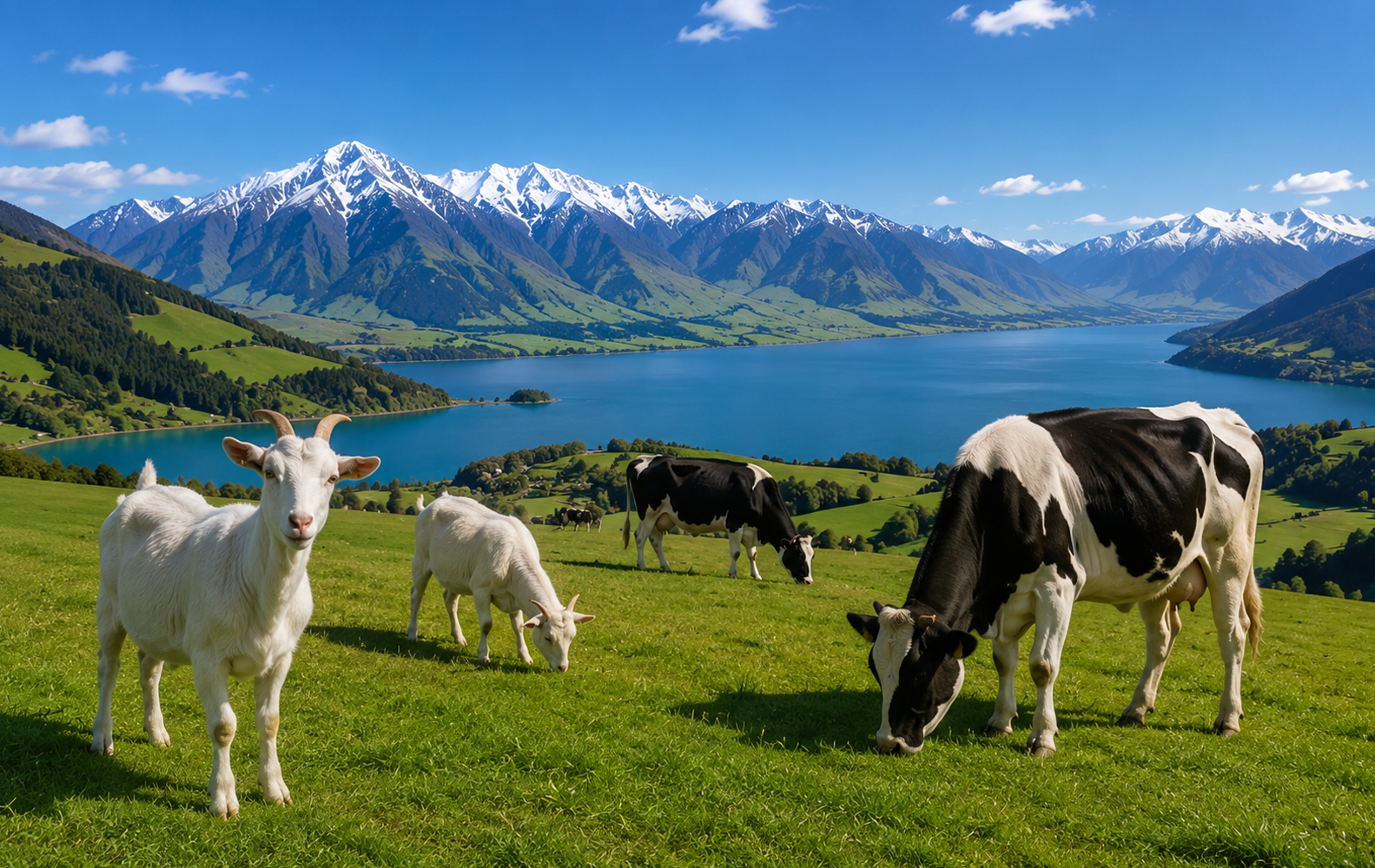 New Zealand farms